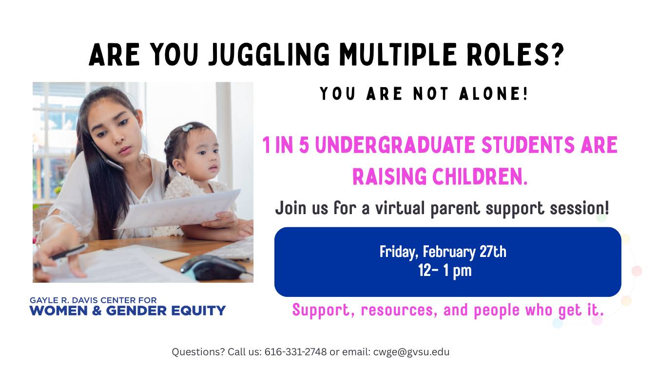 Virtual Parent Support Session Flyer